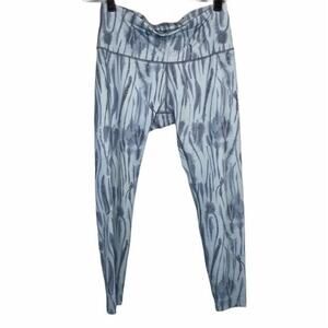 Apana Blue Tie Dye Leggings Small